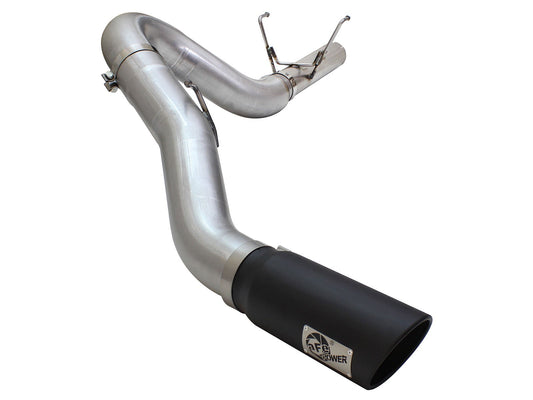 Atlas 5 Inch Aluminized Steel Dpf-Back Exhaust System w/Black Tip Dodge Ram Diesel Trucks 13-18 L6-6.7L (td) Crew Cab aFe Power aFe Power
