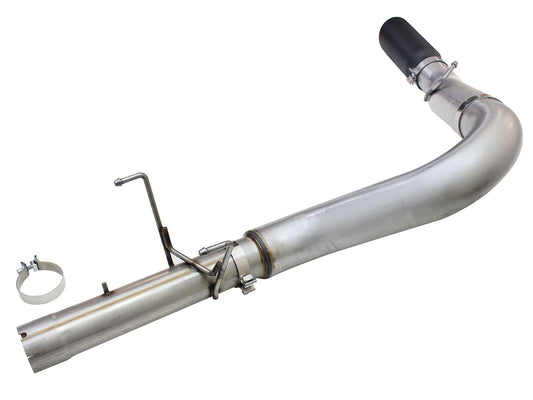 Atlas 5 Inch Aluminized Steel Dpf-Back Exhaust System w/Black Tip Dodge Ram Diesel Trucks 13-18 L6-6.7L (td) Crew Cab aFe Power