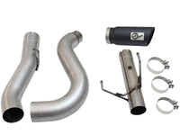 Atlas 5 Inch Aluminized Steel Dpf-Back Exhaust System w/Black Tip Dodge Ram Diesel Trucks 13-18 L6-6.7L (td) Crew Cab aFe Power aFe Power