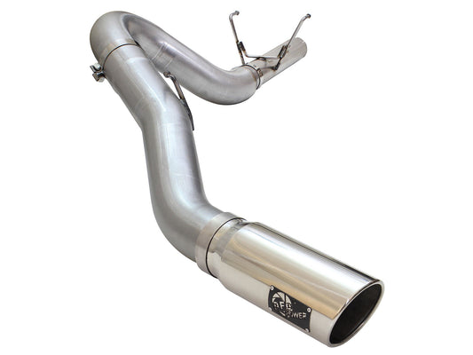 Atlas 5 Inch Aluminized Steel Dpf-Back Exhaust System w/Polished Tip Dodge Ram Diesel Trucks 13-18 L6-6.7L (td) Leaf/Coil Spring Suspension aFe Power aFe Power