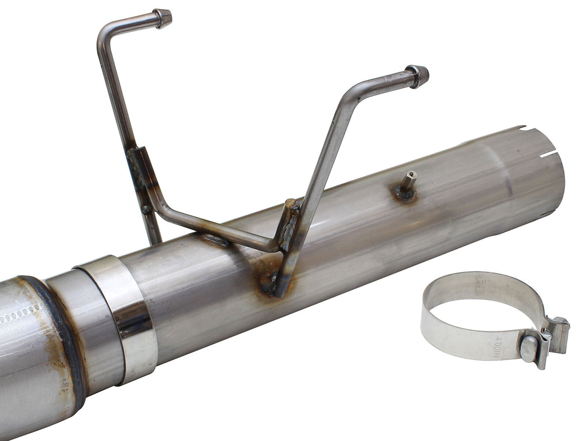 Atlas 5 Inch Aluminized Steel Dpf-Back Exhaust System w/Polished Tip Dodge Ram Diesel Trucks 13-18 L6-6.7L (td) Leaf/Coil Spring Suspension aFe Power aFe Power