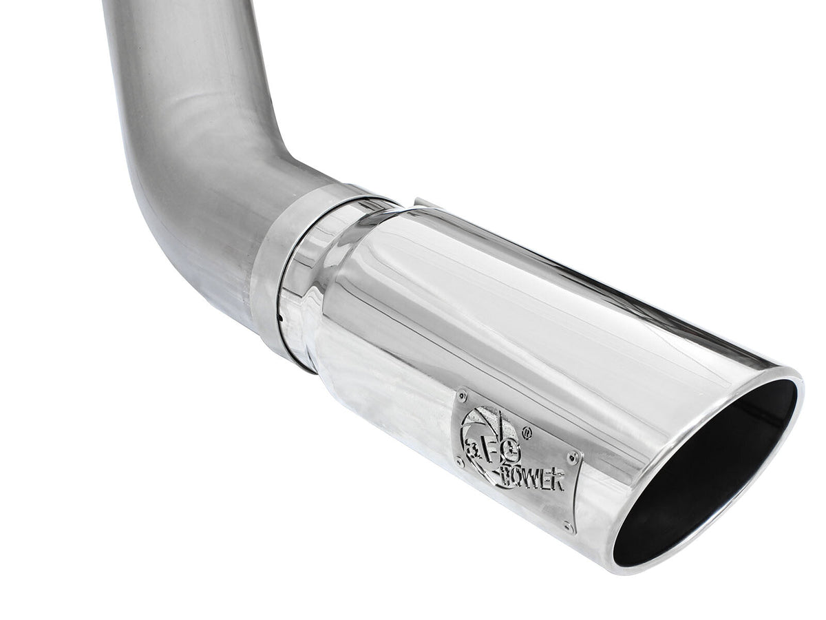 Atlas 5 Inch Aluminized Steel Dpf-Back Exhaust System w/Polished Tip Dodge Ram Diesel Trucks 13-18 L6-6.7L (td) Leaf/Coil Spring Suspension aFe Power aFe Power