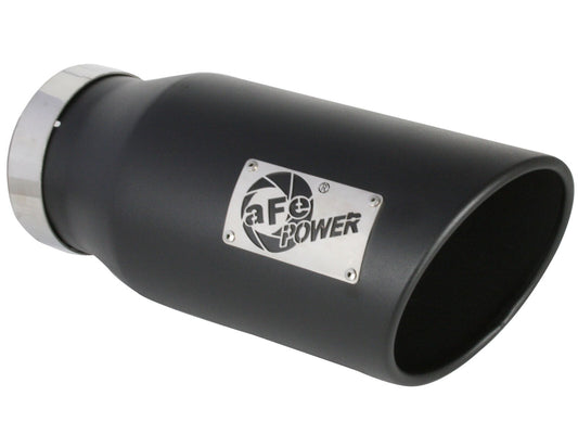 Atlas 5 Inch Aluminized Steel Dpf-Back Exhaust System w/Black Tip Ram Diesel Trucks 19-26 L6-6.7L (td) 149-160 Wheelbase aFe Power