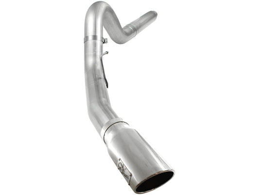 Atlas 5 Inch Aluminized Steel Dpf-Back Exhaust System w/Polished Tip Ford Diesel Trucks 08-10 V8-6.4L (td) aFe Power aFe Power