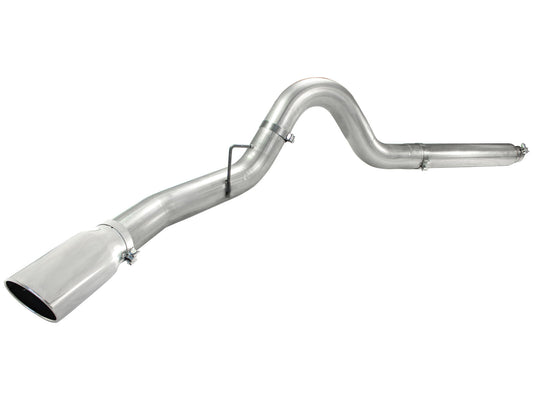 Atlas 5 Inch Aluminized Steel Dpf-Back Exhaust System w/Polished Tip Ford Diesel Trucks 08-10 V8-6.4L (td) aFe Power