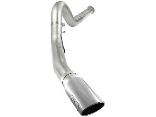 Atlas 5 Inch Aluminized Steel Dpf-Back Exhaust System w/Polished Tip Ford Diesel Trucks 11-14 V8-6.7L (td) aFe Power aFe Power
