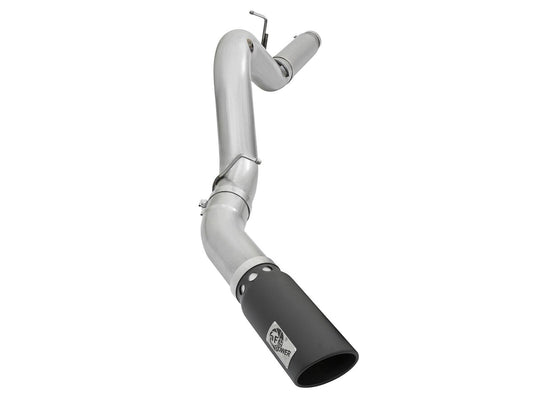 Atlas 5 Inch Aluminized Steel Dpf-Back Exhaust System w/Black Tip GM Diesel Trucks 2016 V8-6.6L (td) Lml aFe Power aFe Power