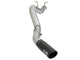 Atlas 4 Inch Aluminized Steel Dpf-Back Exhaust System w/Black Tip GM Diesel Trucks 17-19 V8-6.6L (td) L5P aFe Power
