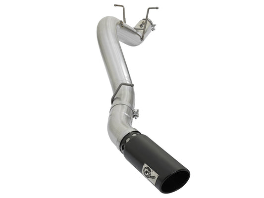 Atlas 4 Inch Aluminized Steel Dpf-Back Exhaust System w/Black Tip GM Diesel Trucks 17-19 V8-6.6L (td) L5P aFe Power aFe Power