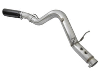 Atlas 4 Inch Aluminized Steel Dpf-Back Exhaust System w/Black Tip GM Diesel Trucks 17-19 V8-6.6L (td) L5P aFe Power