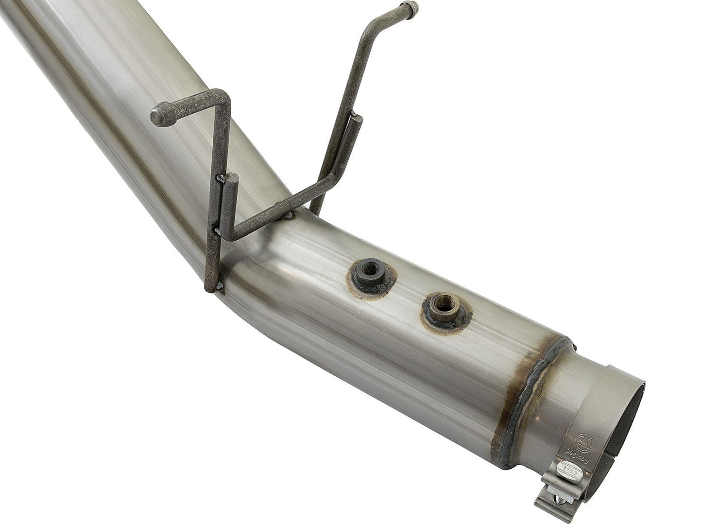 Atlas 4 Inch Aluminized Steel Dpf-Back Exhaust System w/Black Tip GM Diesel Trucks 17-19 V8-6.6L (td) L5P aFe Power