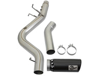 Atlas 4 Inch Aluminized Steel Dpf-Back Exhaust System w/Black Tip GM Diesel Trucks 17-19 V8-6.6L (td) L5P aFe Power