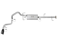 Scorpion 2-1/2 Inch Aluminized Steel Cat-Back Exhaust System w/ Black Tip Toyota Fj Cruiser 07-18 V6-4.0L aFe Power