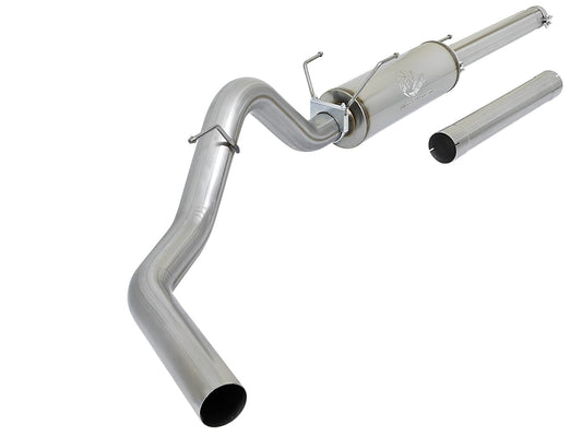 Large Bore-HD 4 Inch 409 Stainless Steel Cat-Back Exhaust System w/o Tip Dodge Diesel Trucks 03-04 L6-5.9L (td) aFe Power aFe Power