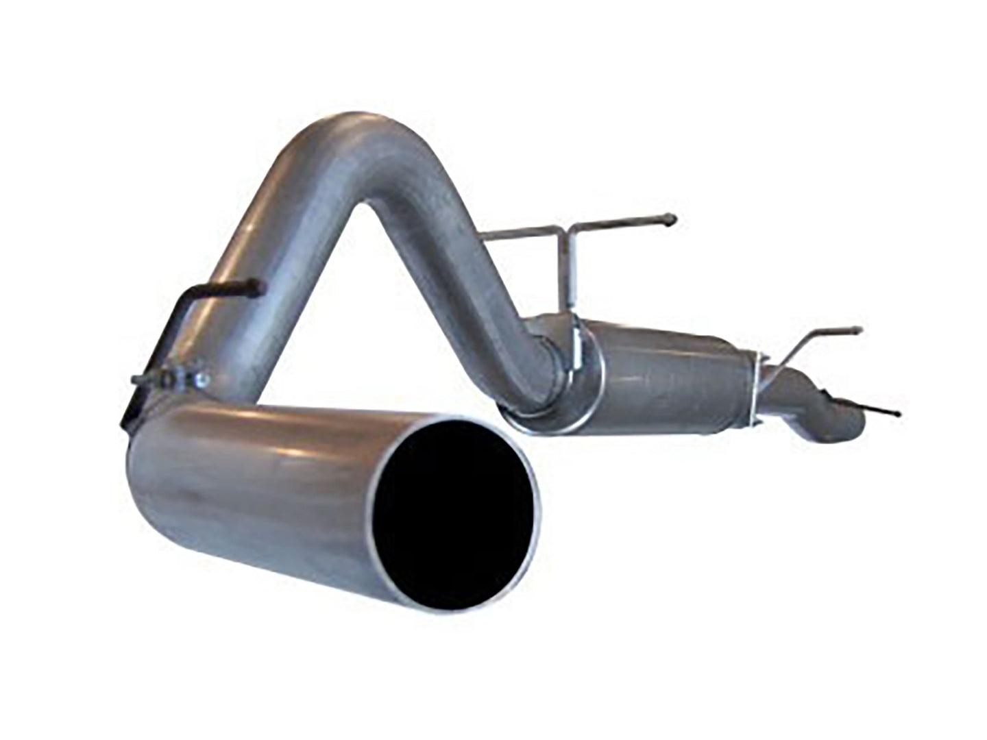 Large Bore-HD 4 Inch 409 Stainless Steel Cat-Back Exhaust System w/o Tip Ford Diesel Trucks 03-07 V8-6.0L (td) aFe Power
