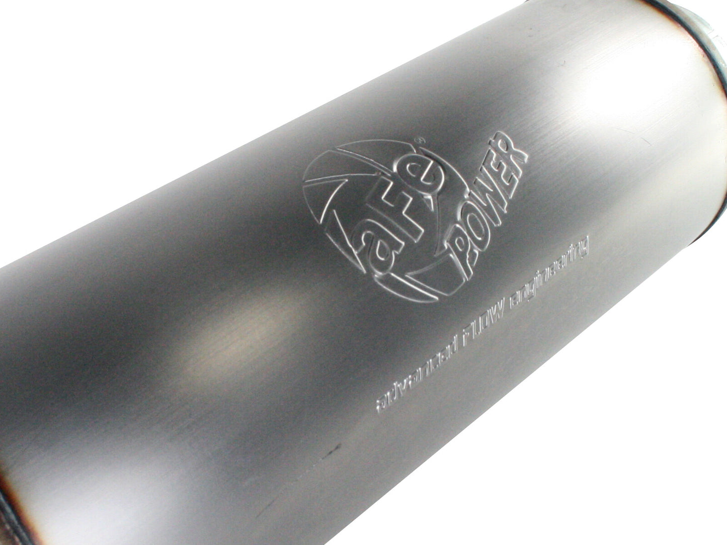 Large Bore-HD 4 Inch 409 Stainless Steel Cat-Back Exhaust System w/o Tip Ford Diesel Trucks 03-07 V8-6.0L (td) aFe Power