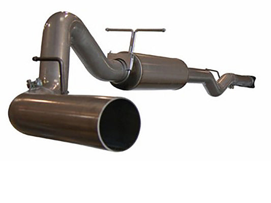 Large Bore-HD 4 Inch 409 Stainless Steel Cat-Back Exhaust System w/o Tip GM Diesel Trucks 06-07 V8-6.6L (td) Lly/Lbz aFe Power aFe Power