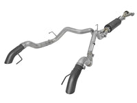 Mach Force-Xp 3 Inch 304 Stainless Cat-Back Hi-Tuck Exhaust System w/ Black Tips Ford F-150 Raptor 17-20/F-150 Limited 19-20 V6-3.5L (tt) aFe Power