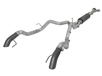 compare product Mach Force-Xp 3 Inch 304 Stainless Cat-Back Hi-Tuck Exhaust System w/ Black Tips Ford F-150 Raptor 17-20/F-150 Limited 19-20 V6-3.5L (tt) aFe Power