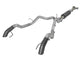 Mach Force-Xp 3 Inch 304 Stainless Cat-Back Hi-Tuck Exhaust System w/ Black Tips Ford F-150 Raptor 17-20/F-150 Limited 19-20 V6-3.5L (tt) aFe Power