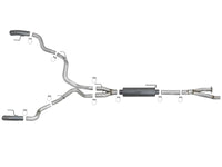 Mach Force-Xp 3 Inch 304 Stainless Cat-Back Hi-Tuck Exhaust System w/ Black Tips Ford F-150 Raptor 17-20/F-150 Limited 19-20 V6-3.5L (tt) aFe Power