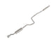Takeda 2-1/4 Inch 304 Stainless Steel Cat-Back Exhaust System w/ Polished Tip Ford Fiesta (Sedan) 14-19 L4-1.6L aFe Power