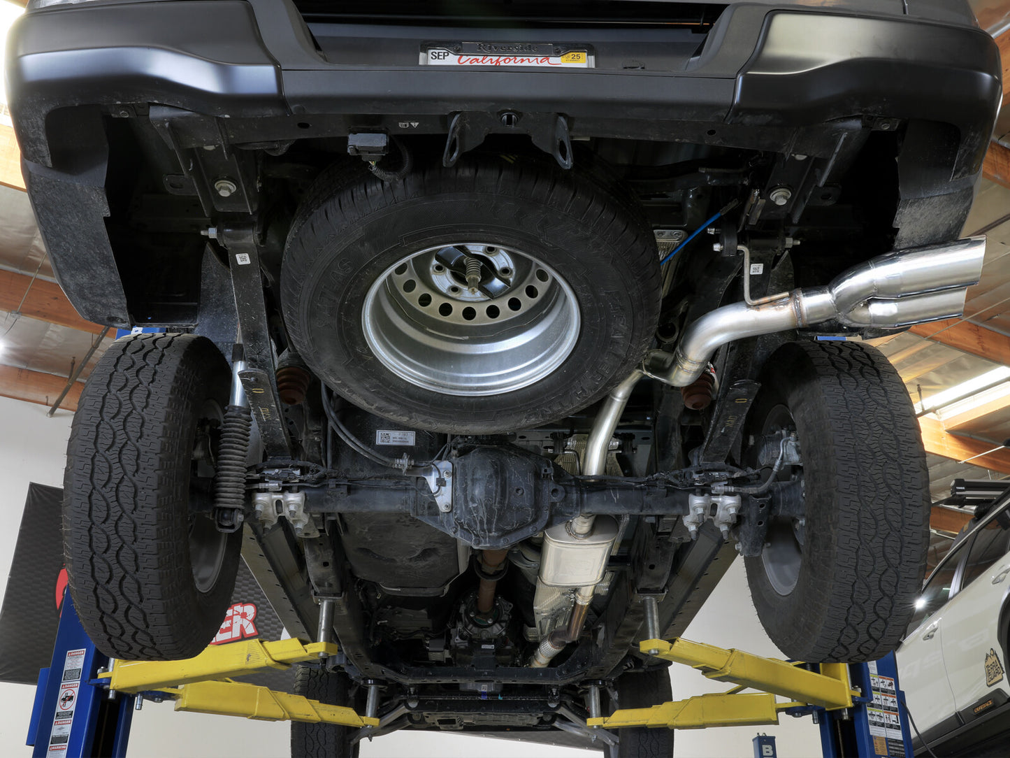Vulcan Series 2-1/2 Inch to 3 Inch Stainless Steel Cat-Back Exhaust System Polished Ford Ranger 24-26 L4-2.3L (t) aFe Power