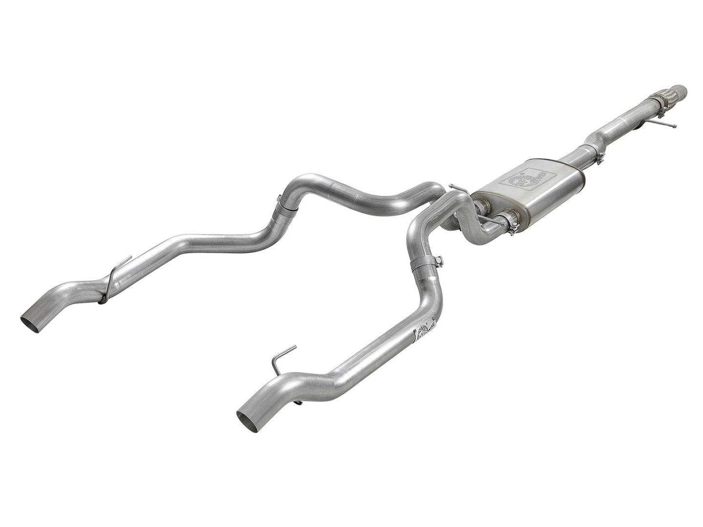 Vulcan Series 304 Stainless Steel Cat-Back Exhaust System w/o Tip GM Silverado/Sierra 1500 19-26 V8-6.2L aFe Power