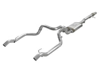 Vulcan Series 304 Stainless Steel Cat-Back Exhaust System w/o Tip GM Silverado/Sierra 1500 19-26 V8-6.2L aFe Power