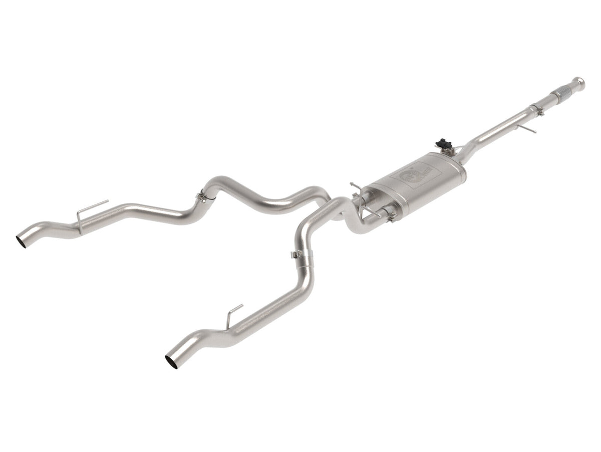Gemini Xv 3 Inch 304 Stainless Steel Cat-Back Exhaust System w/ Cut-Out GM Silverado/Sierra 1500 19-26 V8-5.3L aFe Power aFe Power