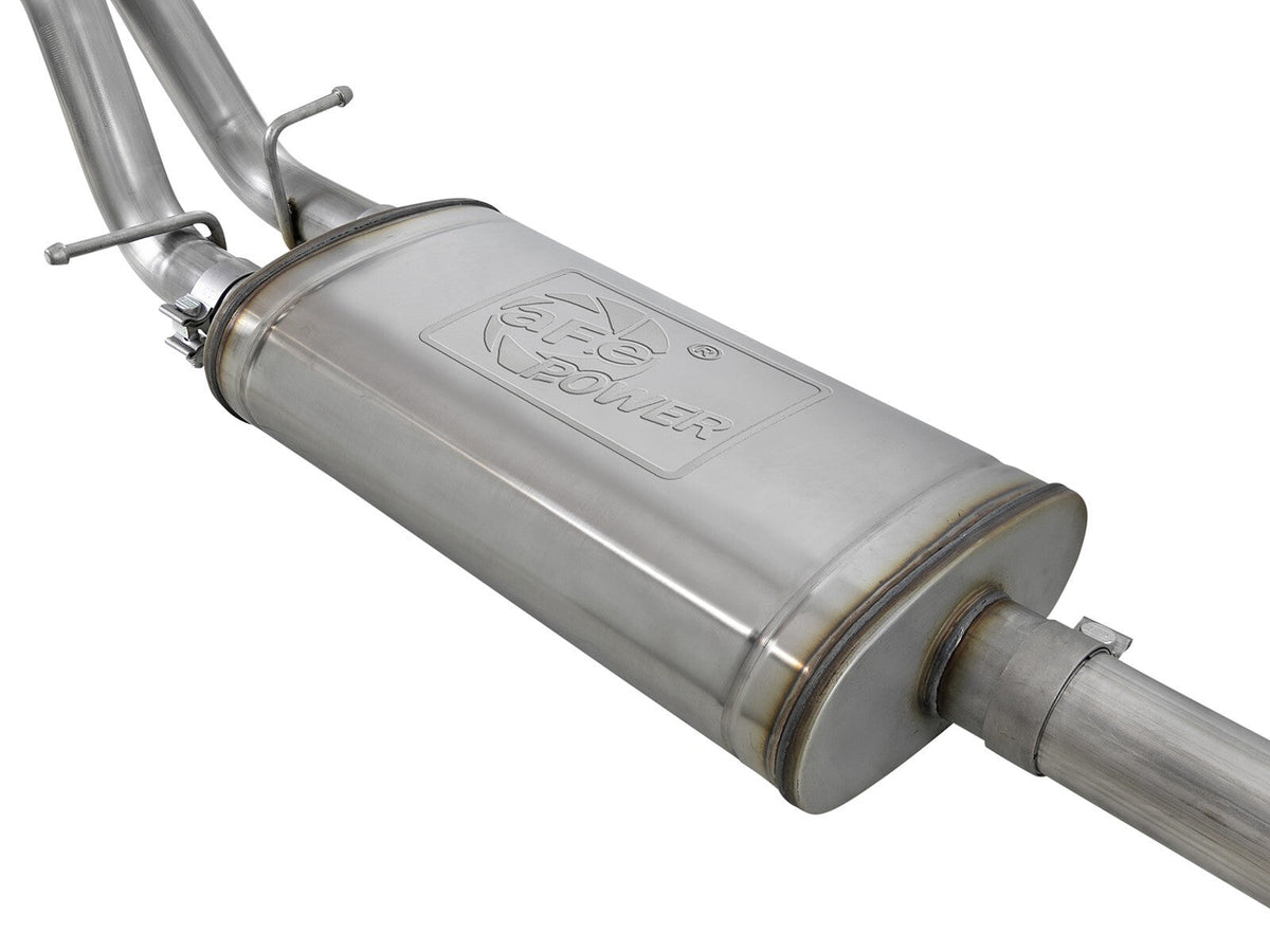Gemini Xv 3 Inch 304 Stainless Steel Cat-Back Exhaust System w/ Cut-Out GM Silverado/Sierra 1500 19-26 V8-5.3L aFe Power aFe Power