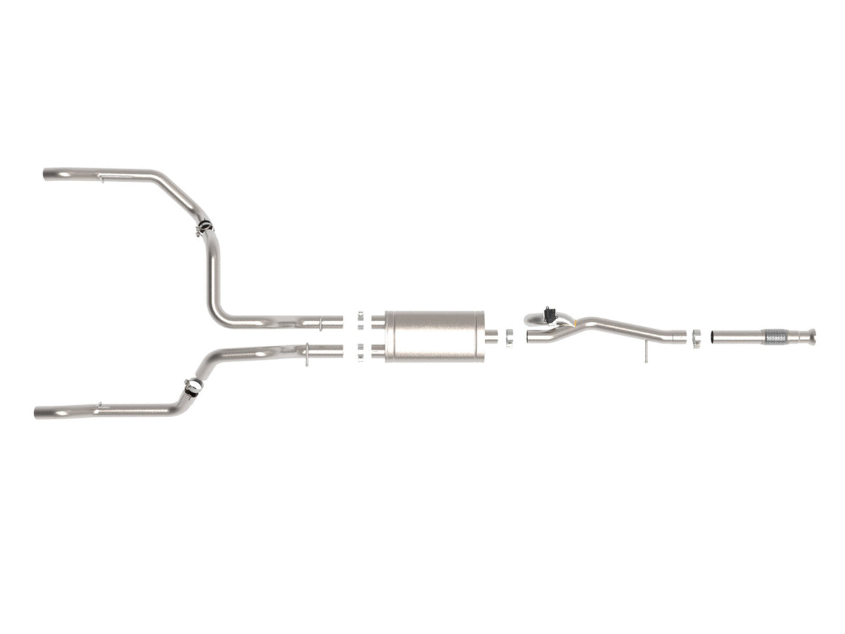Gemini Xv 3 Inch 304 Stainless Steel Cat-Back Exhaust System w/ Cut-Out GM Silverado/Sierra 1500 19-26 V8-5.3L aFe Power aFe Power