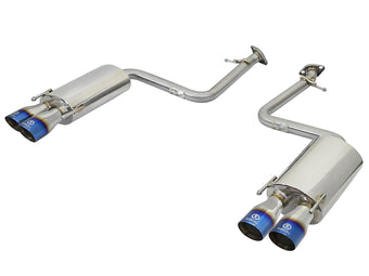 compare product Takeda 2 Inch 304 Stainless Steel Axle-Back Exhaust System w/ Blue Flame Tip Lexus RC200t 16-17 /RC300 18-23 L4-2.0L (t)/RC350 15-23 V6-3.5L aFe Power
