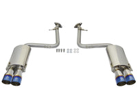 Takeda 2 Inch 304 Stainless Steel Axle-Back Exhaust System w/ Blue Flame Tip Lexus RC200t 16-17 /RC300 18-23 L4-2.0L (t)/RC350 15-23 V6-3.5L aFe Power
