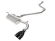 Takeda 2 Inch to 2-1/2 Inch 304 Stainless Steel Cat-Back Exhaust System w/ Black Tip Toyota C-Hr 18-22 L4-2.0L aFe Power