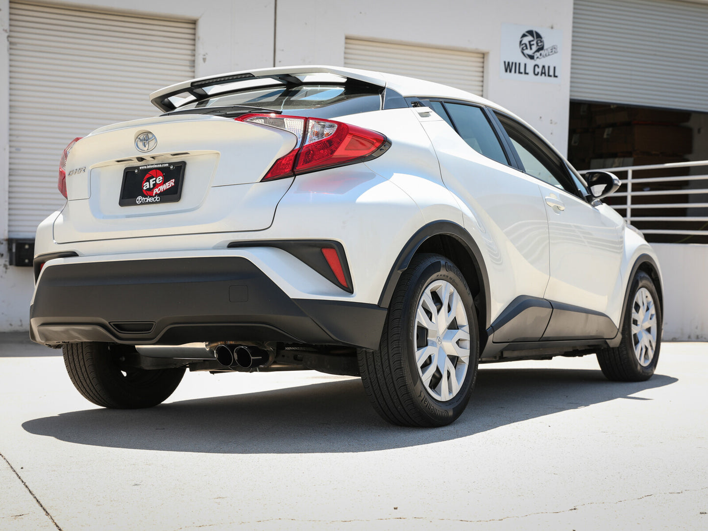 Takeda 2 Inch to 2-1/2 Inch 304 Stainless Steel Cat-Back Exhaust System w/ Black Tip Toyota C-Hr 18-22 L4-2.0L aFe Power