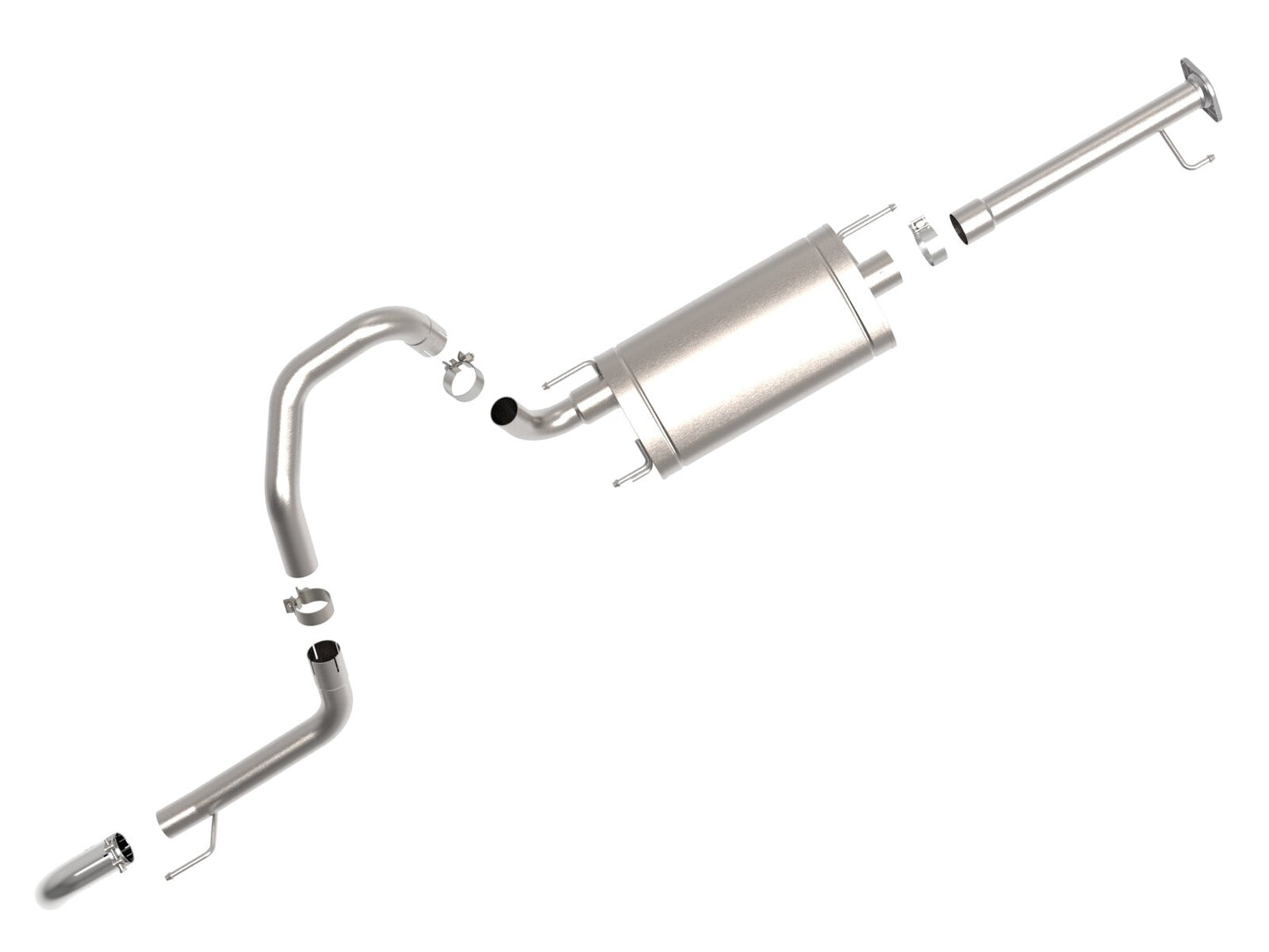 Vulcan Series 2-1/2 Inch 304 Stainless Steel Cat-Back Hi-Tuck Exhaust System Lexus GX460 10-23 V8-4.6L aFe Power