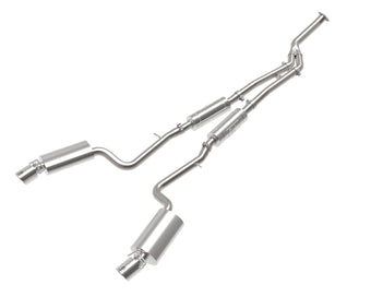 compare product Takeda 3 Inch to 2-1/2 Inch 304 Stainless Steel Cat-Back Exhaust System w/Polish Tip Lexus IS200t 16-17/IS300 18-23 L4-2.0L (t) aFe Power