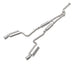 Takeda 3 Inch to 2-1/2 Inch 304 Stainless Steel Cat-Back Exhaust System w/Polish Tip Lexus IS200t 16-17/IS300 18-23 L4-2.0L (t) aFe Power