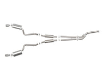 Takeda 3 Inch to 2-1/2 Inch 304 Stainless Steel Cat-Back Exhaust System w/Polish Tip Lexus IS200t 16-17/IS300 18-23 L4-2.0L (t) aFe Power