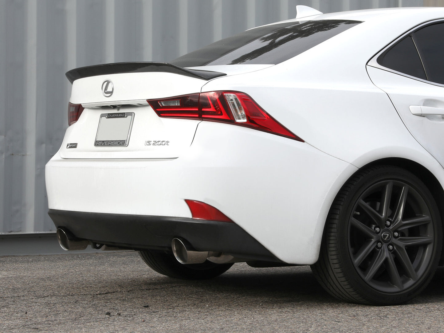 Takeda 3 Inch to 2-1/2 Inch 304 Stainless Steel Cat-Back Exhaust System w/Polish Tip Lexus IS200t 16-17/IS300 18-23 L4-2.0L (t) aFe Power