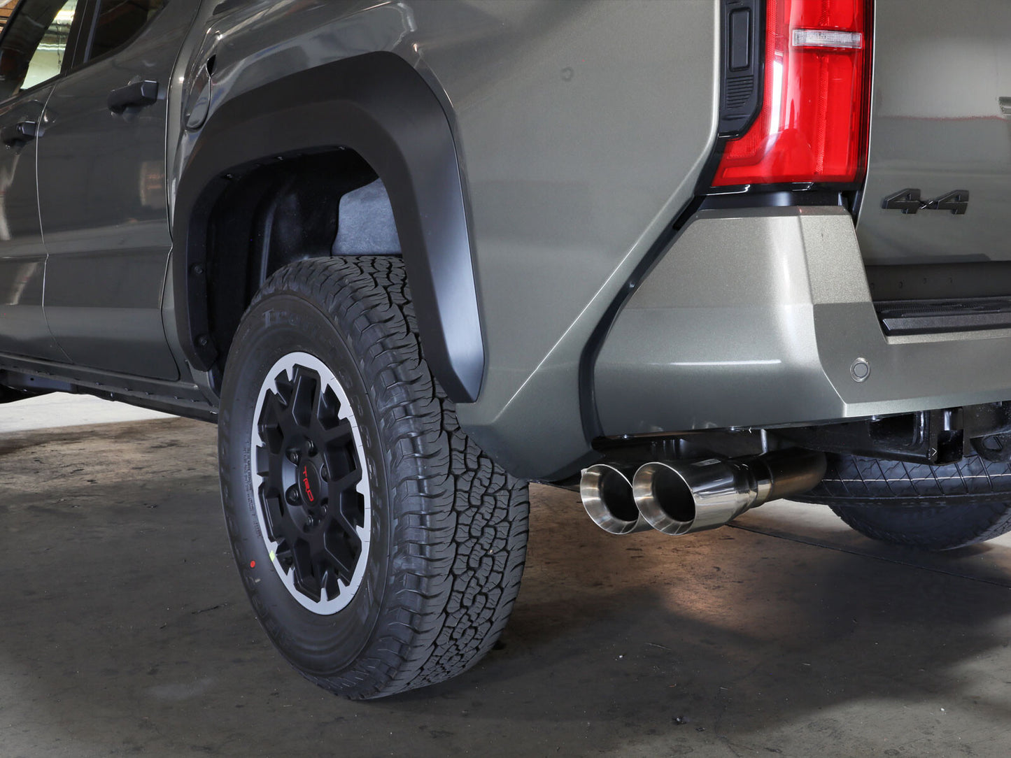 Vulcan Series 2-1/2 Inch to 3 Inch Stainless Steel Cat-Back Exhaust w/Polished Tip Toyota Tacoma 24-26 L4-2.4L (t) Angled Cut aFe Power