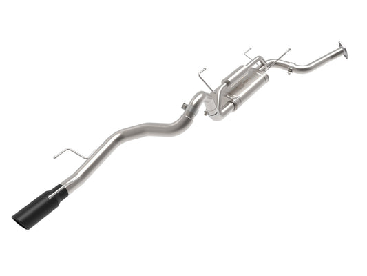 Vulcan Series 2-1/2 Inch Stainless Steel Cat-Back Exhaust w/Black Tip Toyota Land Cruiser (J250) 24-26 L4-2.4L (t) aFe Power