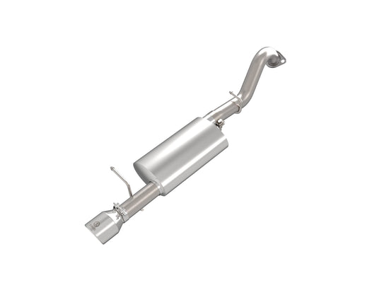 Takeda 2-1/2 Inch 304 Stainless Steel Axle-Back Exhaust System w/ Polished Tip Toyota Corolla 14-19 L4-1.8L aFe Power