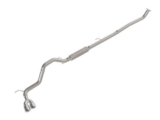 Vulcan Series 3 Inch Stainless Steel Rear-Side Exit Exhaust System Polished Toyota Hilux 15-26 L4-2.4/2.8L (td) aFe Power