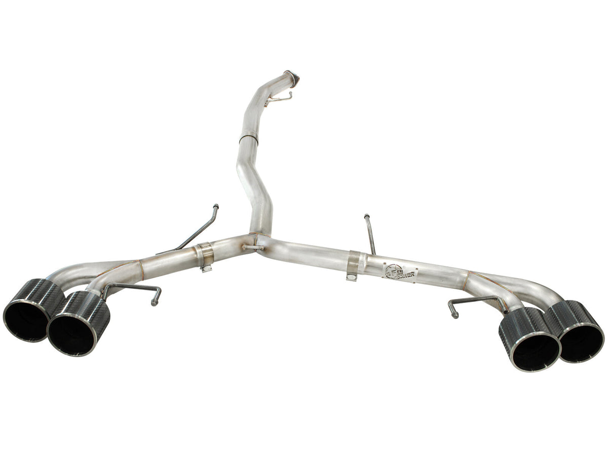 Takeda 3 Inch to 2-1/2 Inch 304 Stainless Steel Cat-Back Exhaust System Nissan GT-R (R35) 09-24 V6-3.8L (tt) aFe Power aFe Power