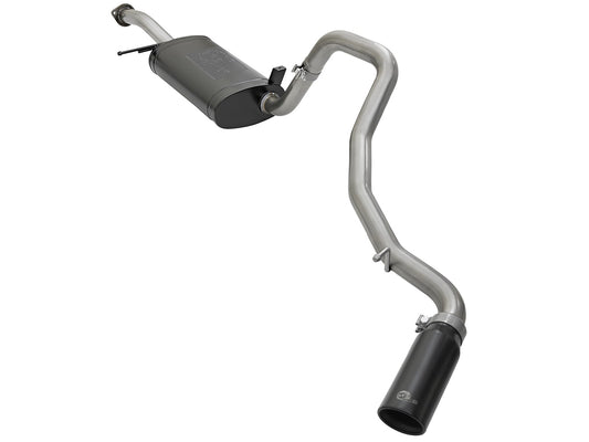 Mach Force-Xp 304 Stainless Steel Cat-Back Exhaust System w/ Black Tip Nissan Patrol (Y61) 01-19 L6-4.8L aFe Power