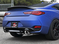 Takeda 2-1/2 Inch 304 Stainless Steel Cat-Back Exhaust System w/ Polished Tips Infiniti Q60 17-22 V6-3.0L (tt) aFe Power