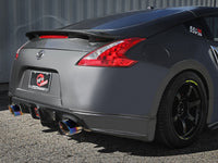 Takeda 2-1/2 Inch 304 Stainless Cat-Back Exhaust w/ Resonator and Blue Flame Tip Nissan 370Z 09-20 V6-3.7L aFe Power