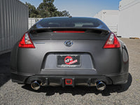 Takeda 2-1/2 Inch 304 Stainless Cat-Back Exhaust w/ Resonator and Blue Flame Tip Nissan 370Z 09-20 V6-3.7L aFe Power
